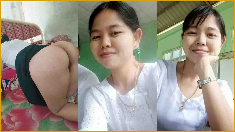 ဆရာမ​လေး ကိုပုံစံမျိုးစုံနဲ့ ရှယ်ဖြုတ်တဲ့ဘဲ မြန်မာအောကား
